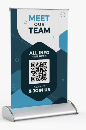 Table Top Banner Stand