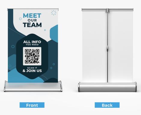 Table Top Banner Stand